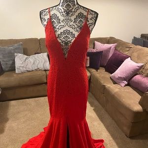 Beautiful Red Gown